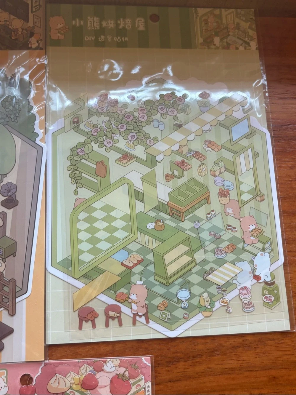 Miniature 3D sticker Activity for Kids and Adults That Improves Spatial Thinking
